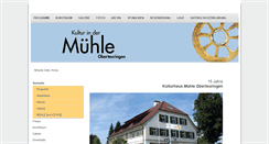 Desktop Screenshot of muehle-ot.de